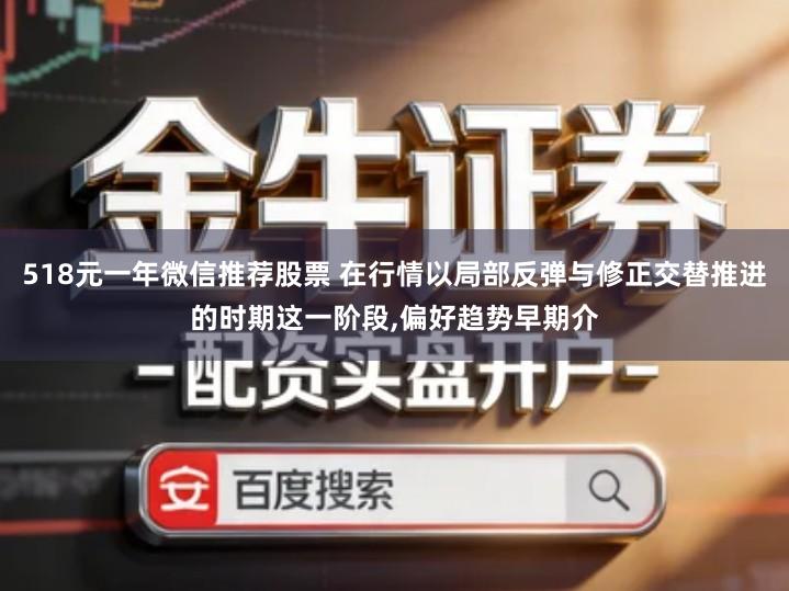 518元一年微信推荐股票 在行情以局部反弹与修正交替推进的时期这一阶段,偏好趋势早期介